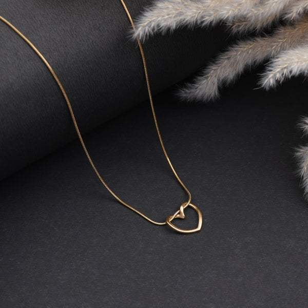 Heart Golden Necklace