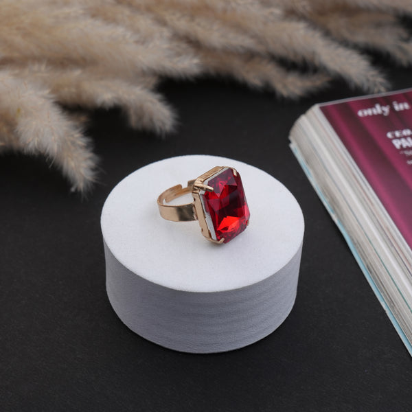 Red Colour Choker Ring
