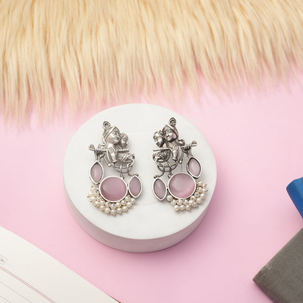 Radha kishna earring krishna silver earrrings