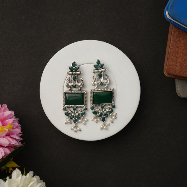Green Earrings