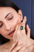 Green Gemstone Ring