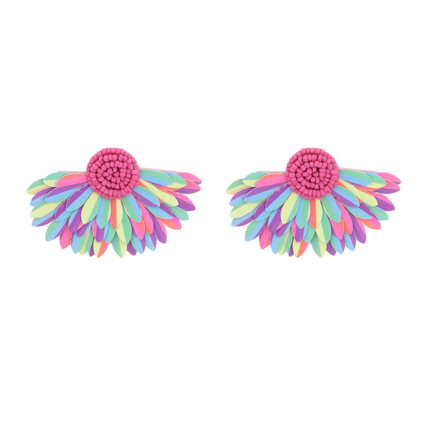 Bouquet Beaded Drop Earring