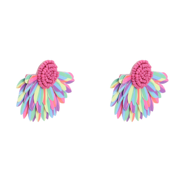 Bouquet Beaded Drop Earring