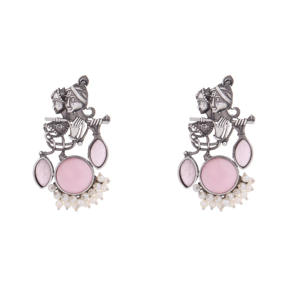Radha kishna earring krishna silver earrrings