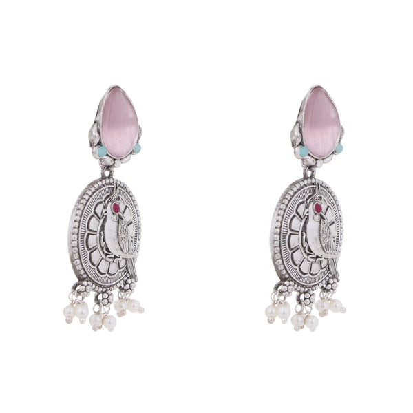 Silver Pearl Dangler Earring