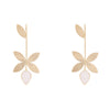 Alysa Brass Earrings Studded