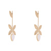 Alysa Brass Earrings Studded