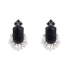 Black Ethnic Stud Tradittional Oxidized Earring