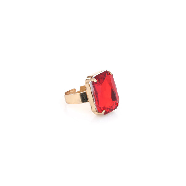Red Colour Choker Ring
