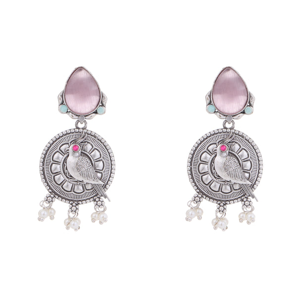 Silver Pearl Dangler Earring