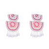 PINK AND WHITE PEARL EARRINGS